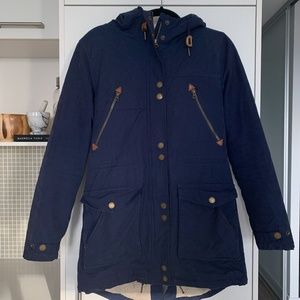 Navy Blue | Sherpa Lined | Winter Parka | Volcom